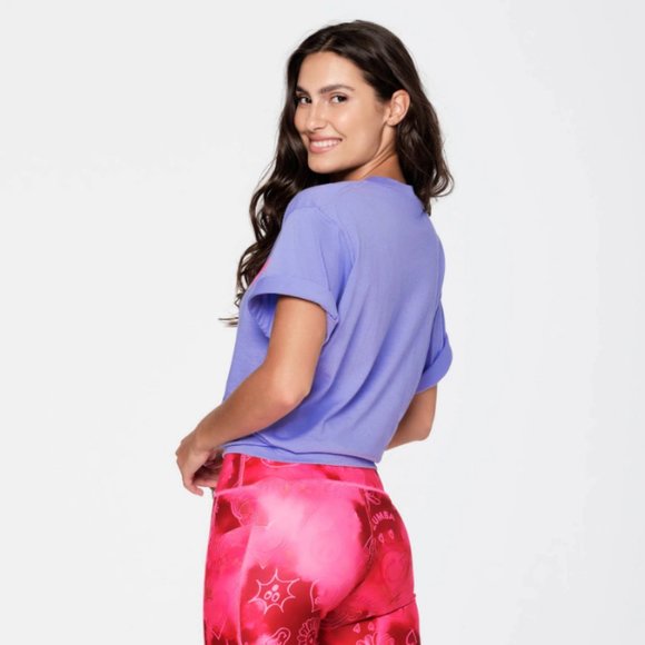 Zumba Love ALL GENDER TeeShirt - NWT (Light Purple) - Picture 2 of 2